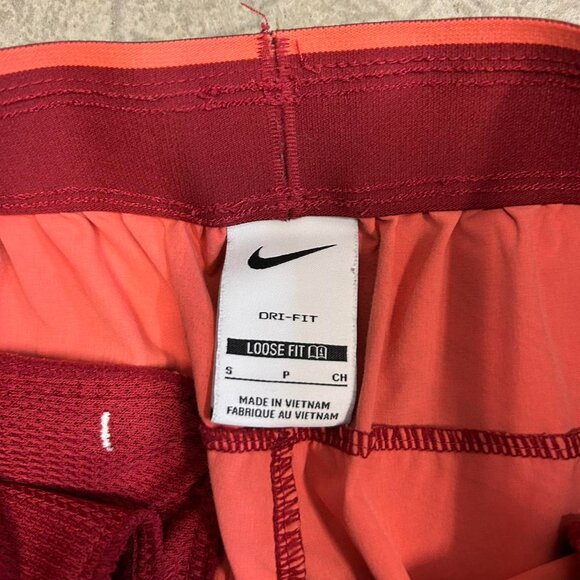 Crazy Red Nike Paint Stroke Running Shorts - Picture 6 of 6